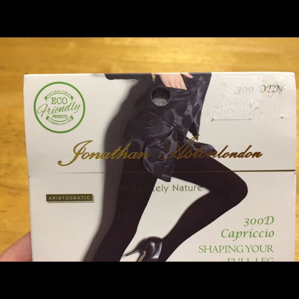 New Jonathan Astonlondon Cotton TIGHTS Footless OS